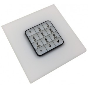 ABIOLOCK clavier blanc à code pour casier bureau