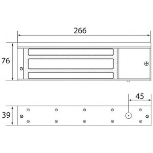 Ventouse électromagnétique 500Kg 12-24 Vdc