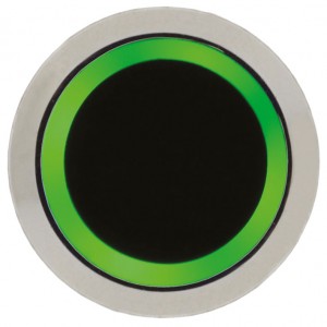 Bouton poussoir sans contact voyant vert