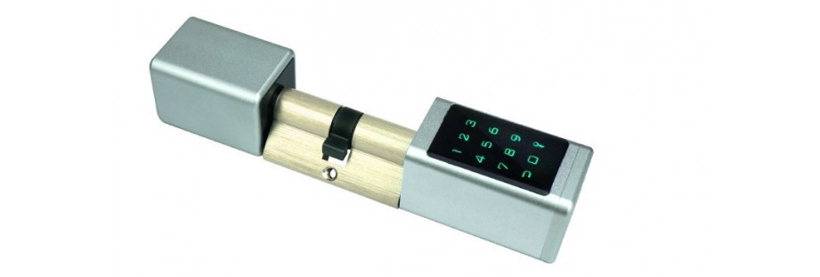 Cylindre Électronique Connecté à Code et Badge - Abiocard.fr